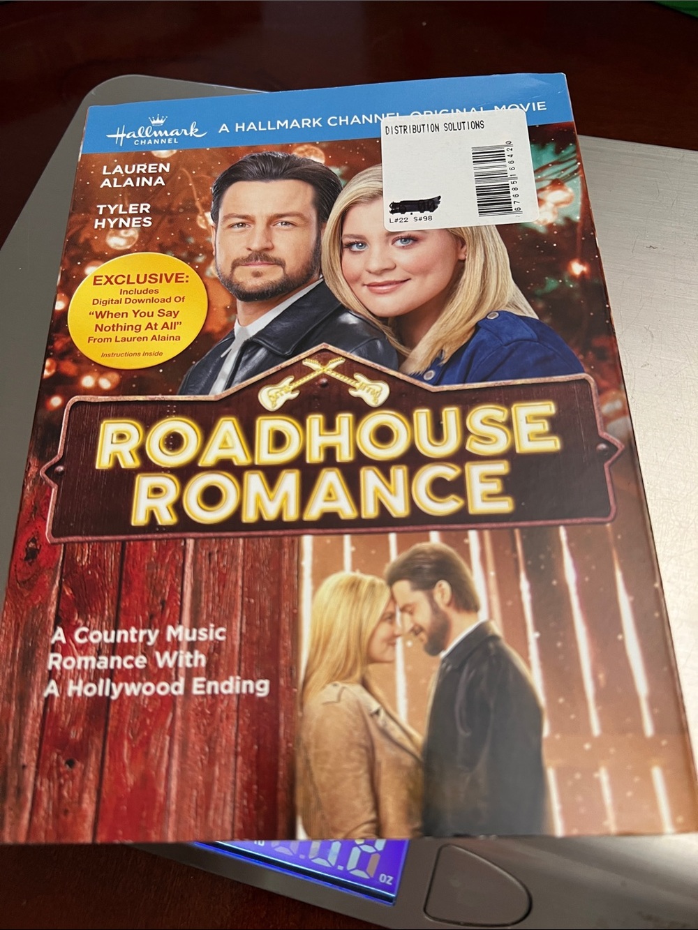 Hallmark Roadhouse Romance DVD - Blue, Red, Yellow Cover